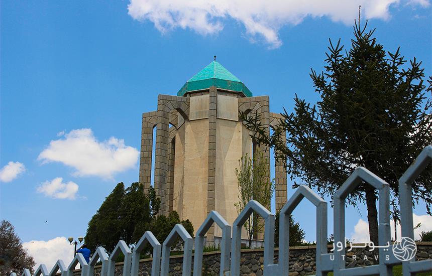 tomb of the great and famous Iranian poet Babataher